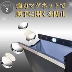 【新品】車 ゴミ箱 後部座席 マチあり 大容量 車用 ダストボックス おしゃれ レザー ライト付の画像