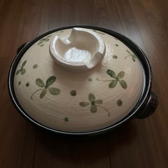 新品未使用　IH・直火・オーブン対応　土鍋