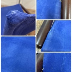 S351 ⭐ジモティー限定価格！FUJIEI 藤栄 ニーチェアX デニムブルー Nychair X 新居猛  USEDの画像