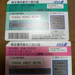 ANA株主優待券
