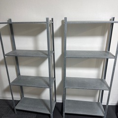 IKEAのシルバーな棚　HYLLIS　　