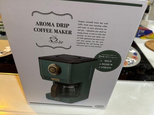 新品トフィー　アロマドリップコーヒーメーカー