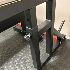 バーベルスタンド ベンチプレス　スクワット  高さ幅調整可能 耐荷重200kgの画像