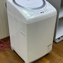 大きめ8.0kg洗い!! 乾燥付き TOSHIBA ZABOON AW-8V6 全自動電気洗濯乾燥機 2018年 家電 生活家電 洗濯機