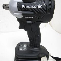 【極美品】１回短時間のみ使用/ Panasonic パナソニック EZ75A8LJ2G-B 充電式インパクトレンチ 純正バッテリー18V5.0Ah×2個 充電器付の画像