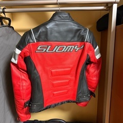 【SUOMY】スオーミー レディース レザージャケット Sサイズの画像