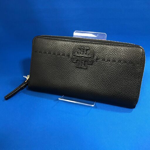 TORY BURCH トリバーチ ラウンドファスナー 長財布 ブラック