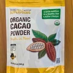 【新品】オーガニックカカオパウダー 240g  2袋セットの画像