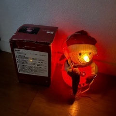 光る雪だるま　クリスマス　飾り　ニトリの画像