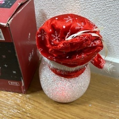 光る雪だるま　クリスマス　飾り　ニトリの画像