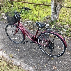 ママチャリ 6速 そのまま使える自転車 通勤通学にの画像