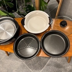 あじまる 象印 ホットプレート 鍋3枚タイプの画像