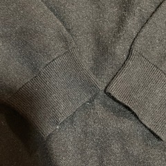 GU メンズ　セーター　Lサイズ　黒　無地の画像