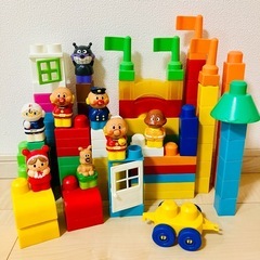 アンパンマン メガブロック 大きなブロック ★バンダイ 知育玩具