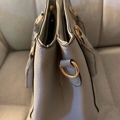 【新品】レディース グレー かわいくオシャレなハンドバッグ♪の画像