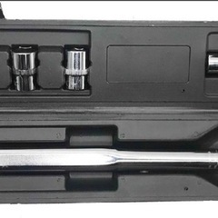 トルクレンチ 車タイヤ交換 プレセット型 レンチ 車 バイク 調整範囲:28～210N・m ソケット 収納ケース バイク 12.7mm 点検 修理 工具の画像