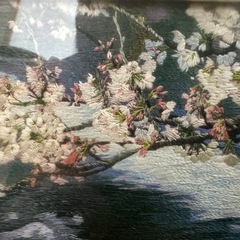 尾珴佐染繍の刺繍絵画の画像