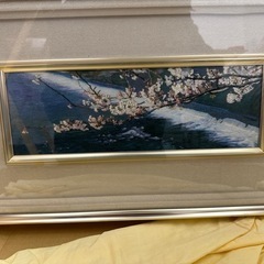 尾珴佐染繍の刺繍絵画の画像