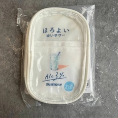 一番酒蔵くじ 一番くじ ほろよい D賞 クリアポーチ 白いサワー...