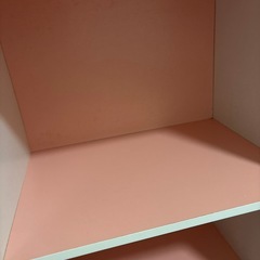 【予定決定済】ニトリ ピンクカラーボックス3段×2の画像