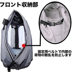 個性的なパソコンリュックの画像