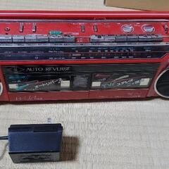 ラジカセ　SANYO/サンヨー おしゃれなテレコ MR-WU4 MKⅢ