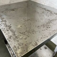 ステンレス製 作業台 厨房 業務用 W600×D500×H645mm N0451の画像