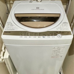 【受付終了】【洗濯機】TOSHIBA AW-6GM1(W) 6kg