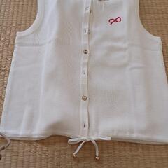ベスト　白