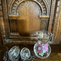 【取引き中】アシュレイ・卵型花瓶2個セット
