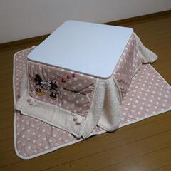 ミッキーとミニーのコタツ布団とコタツセット