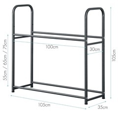 FIELDOOR タイヤラック タイヤスタンド ワイド 専用カバ...