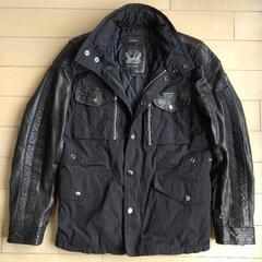 DIESEL 黒ブルゾン ジャケット
