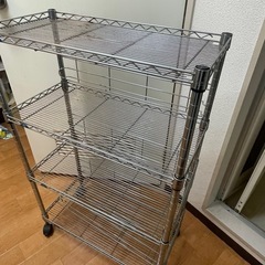 スチールラック(キャスター付き)の画像