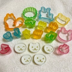 型抜きセット 動物 音符 お花 ヨット 星 ハート カニ イルカ...