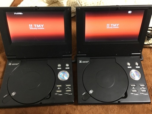 函館発　ポータブルDVDプレーヤー　リモコンジャンク