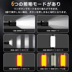 【新品】懐中電灯 夜光 ライトの画像