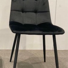 2脚セット　新品未開封　ベルベット　ダイニングチェア