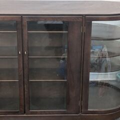 カリモク　karimoku 家具　キャビネット　食器棚　アンティ...