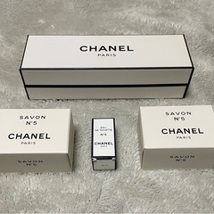 （お譲り先が決まりました）シャネル／CHANEL　N°5石鹸＆香水セット　の画像
