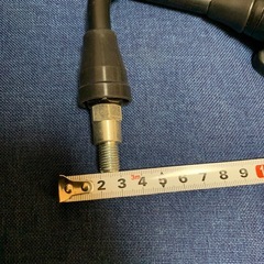 magazi マガジ バイク ミラー バックミラー 黒の画像