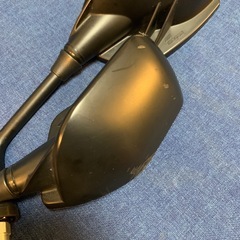 magazi マガジ バイク ミラー バックミラー 黒の画像