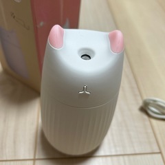 未使用　猫型ミニ卓上加湿器　USBタイプの画像
