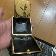 希少 アンティーク 東京時計 折りたたみ アラーム ベル付き手巻き時計の画像