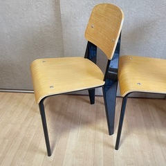 Jean Prouve  STANDARD CHAIR  リプロダクト　2脚の画像