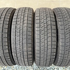 155/65R14 ブリヂストン VRX2 スタッドレスタイヤ４...
