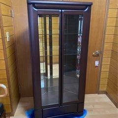 コーナーキュリオケース ライト付き コレクションボード 飾り棚