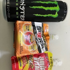エナジードリンク　栄養補給　ゼリー