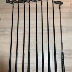 アイアン、パターセット（5〜9、PSA、パター）
