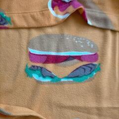 ★美品★着る毛布ハンバーガー柄の画像